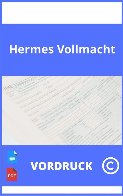 www.my hermes de vollmacht|hermes vollmacht formular.